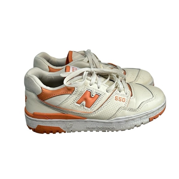 New Balance 550 BBW550AJ Size 7 Women's ANGORA COPPER WHITE BROWN - Picture 2 of 6